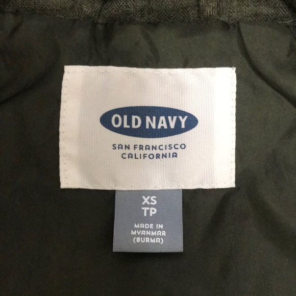 OLD NAVY VEST. Size: XS/TP Dark Green. #399/B - Picture 5 of 9